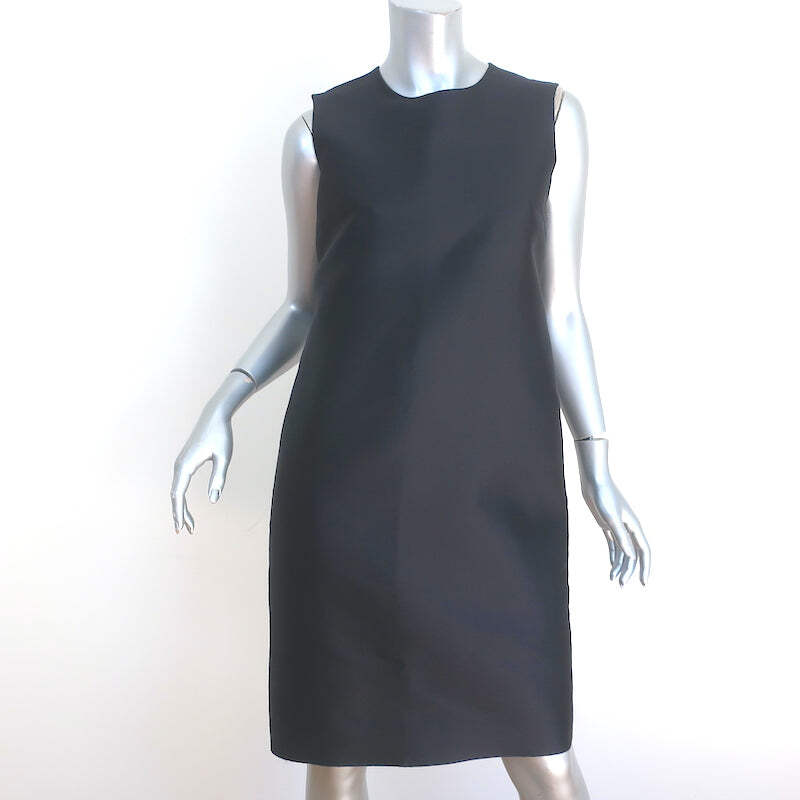 Prada Sleeveless Shift Dress Black Wool-Silk Size 42 | eBay