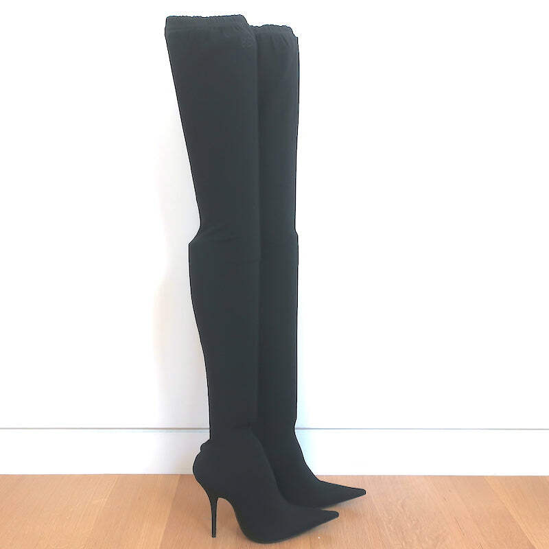 Thigh high hot sale balenciaga boots