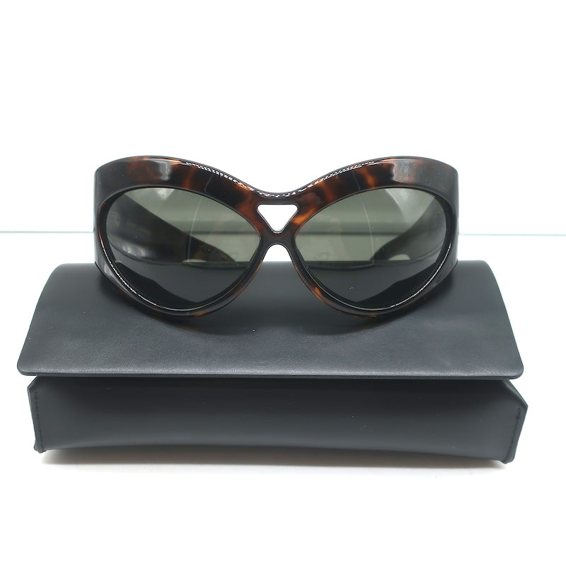 Saint Laurent SL 73 Oversize Cat Eye Sunglasses Tortoise