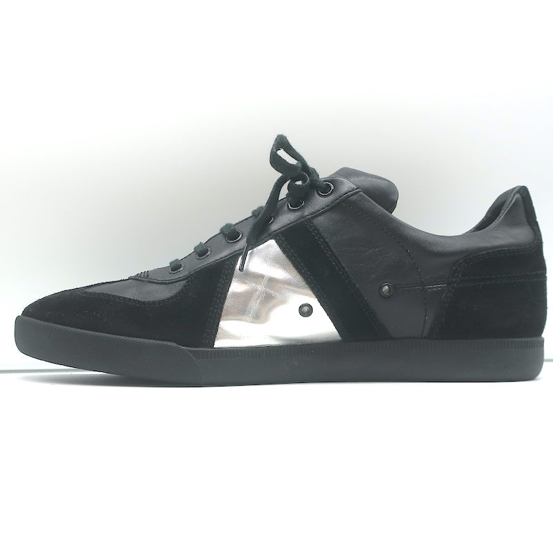 Dior Homme B01 Metallic Low Top Sneakers Black/Silver Size Dior Homme B01 Metallic Low Top Sneakers Black/Silver Size