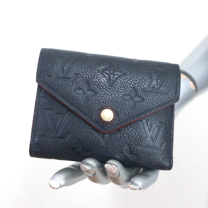 Louis Vuitton ヴィクトリン ウォレット_Monogram Empreinte Louis Vuitton Victorine Wallet Navy Monogram Empreinte