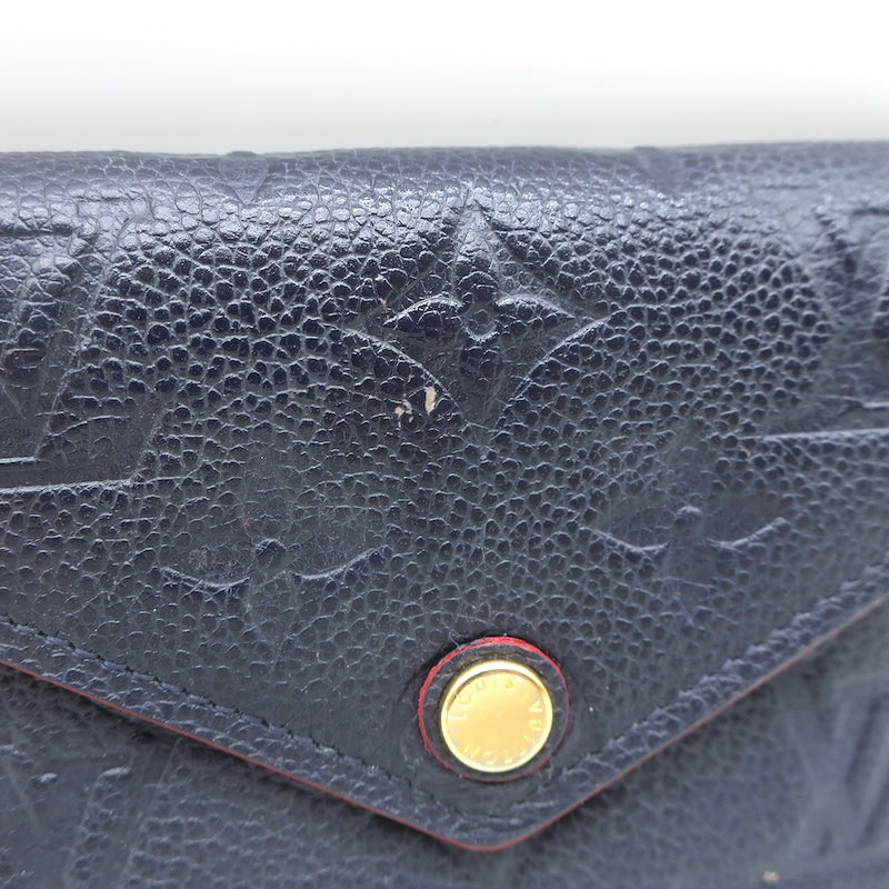 Louis Vuitton ヴィクトリン ウォレット_Monogram Empreinte LOUIS VUITTON Empreinte Monogram Flower Victorine Wallet