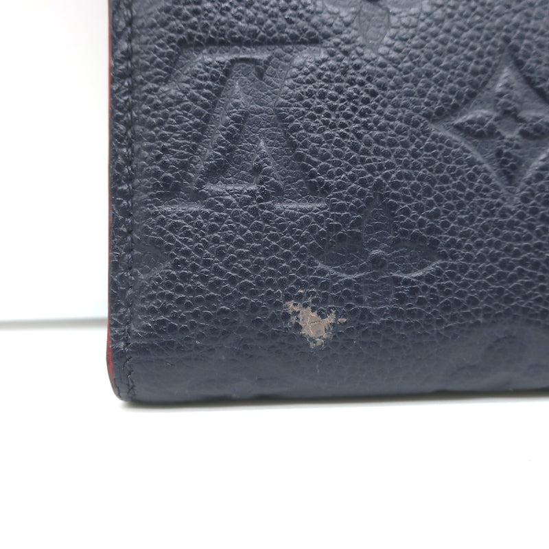 Louis Vuitton ヴィクトリン ウォレット_Monogram Empreinte Louis Vuitton Victorine Wallet Navy Monogram Empreinte
