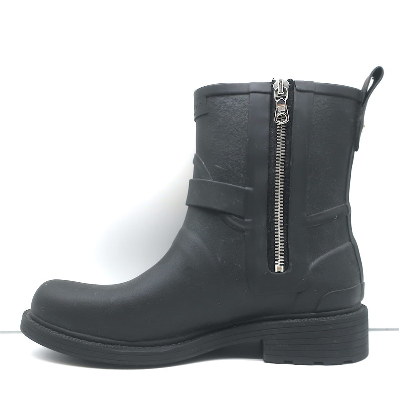 Rag & Bone Moto Rain Boots Black Rubber Size 36 | eBay