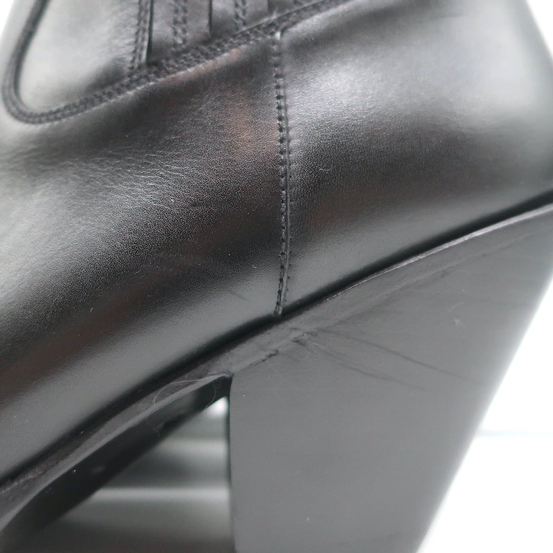 Celine Berlin 80 Cowboy Boots Black Leather Size 38 Pointed Celine Berlin 80 Cowboy Boots Black Leather Size 38 Pointed