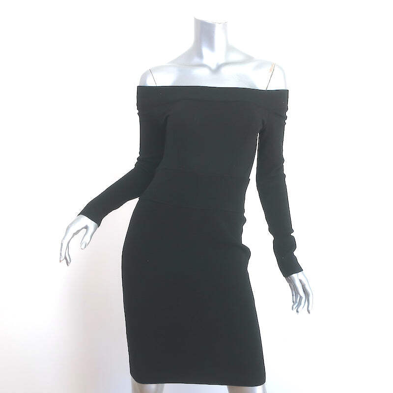 alaia off shoulder dress ALAA Off-the-shoulder velvet gown