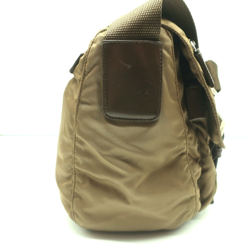 Prada Nylon Vela Messenger Bag Army Green | eBay