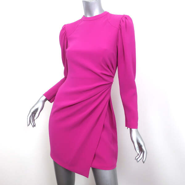 A.L.C. Mini Dress Jane Shocking Pink Crepe Size 0 | eBay A.L.C. Mini Dress Jane Shocking Pink Crepe Size 0 | eBay