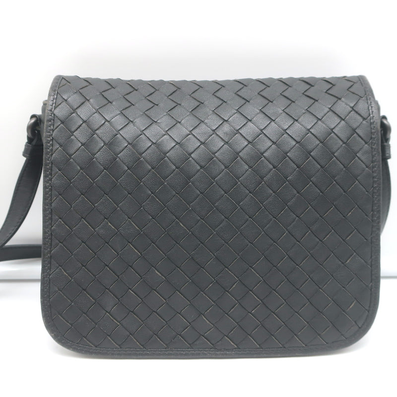 【BOTTEGA VENETA】INTRECCIATO SMALL CROSSBODY BAG Bottega Veneta Men's Swing Small Intrecciato Leather