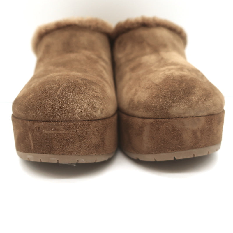 VIP【送料無料関税込み】Gianvito Rossi Lyss Suede Heel Mules Lyss suede platform mules in beige - Gianvito Rossi | Mytheresa