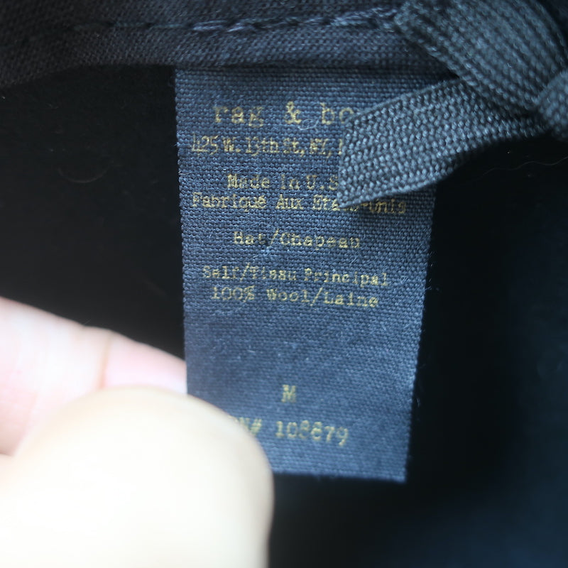 専用2 Rag & Bone Floppy Brim Fedora Hat Black Wool Felt Size Medium | eBay