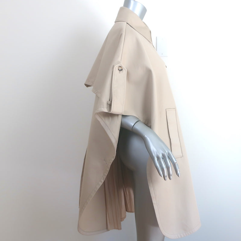 ◆MAX MARA◆ Pernice 7/4袖 コットン ケープ / Beige ◆ Max Mara Pernice Trench Coat Cape Beige Cotton One Size | eBay
