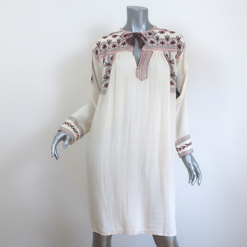 ワンピース MARANT ETOILE DRESSES ECRU Marant Etoile Women's Rebel Dress - Ecru - FR 36/UK 8 | Coggles