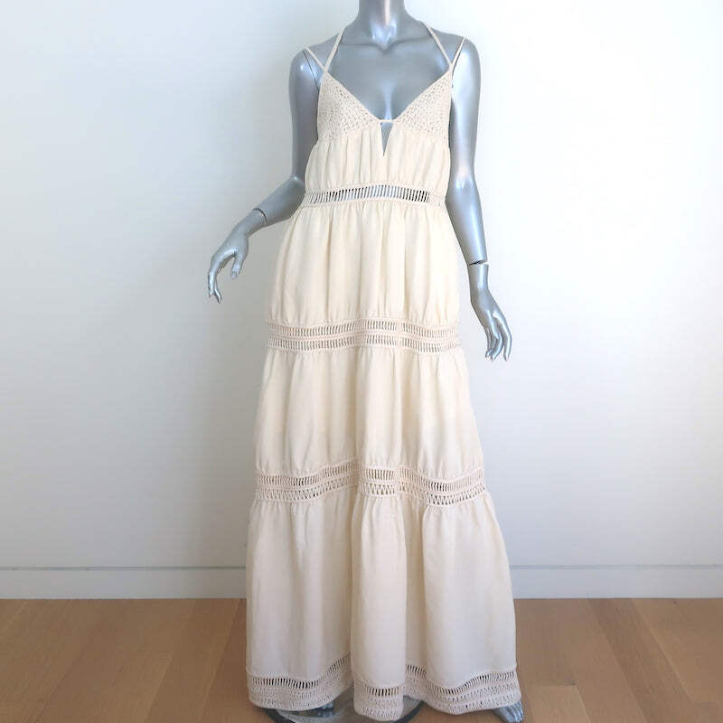 white christmas dresses Jonathan Simkhai Roberta Fossil Crochet Dress