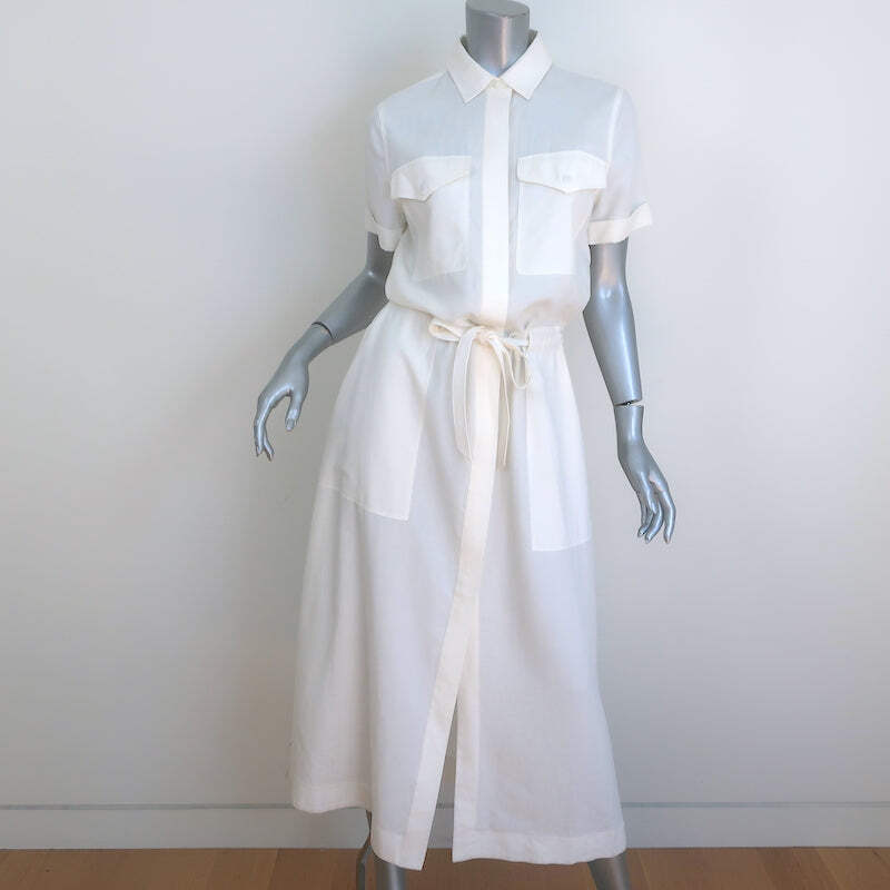 Rag & Bone Luna Shirtdress Cream Linen-Blend Size Small Short Sleeve Midi Dress | eBay Rag & Bone Luna Shirtdress Cream Linen-Blend Size Small Short Sleeve Midi Dress | eBay