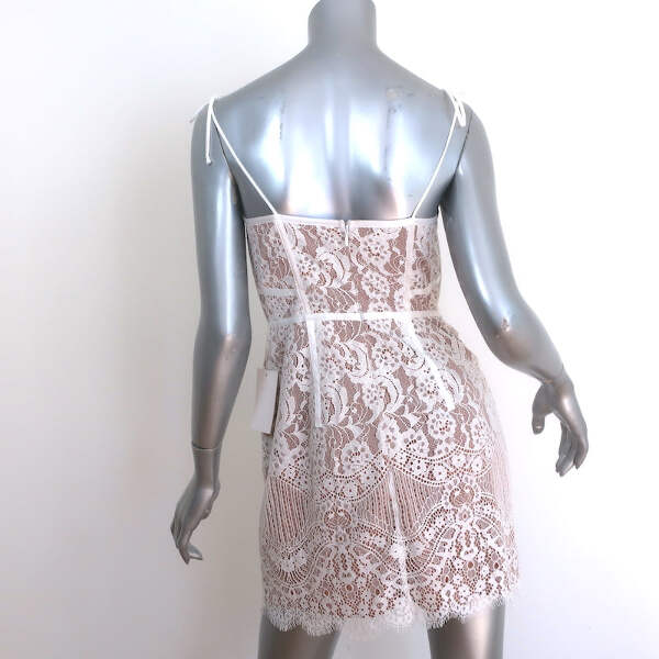 for love and lemons tati lace dress For Love & Lemons Tati Lace Ruffle Dress In Yellow