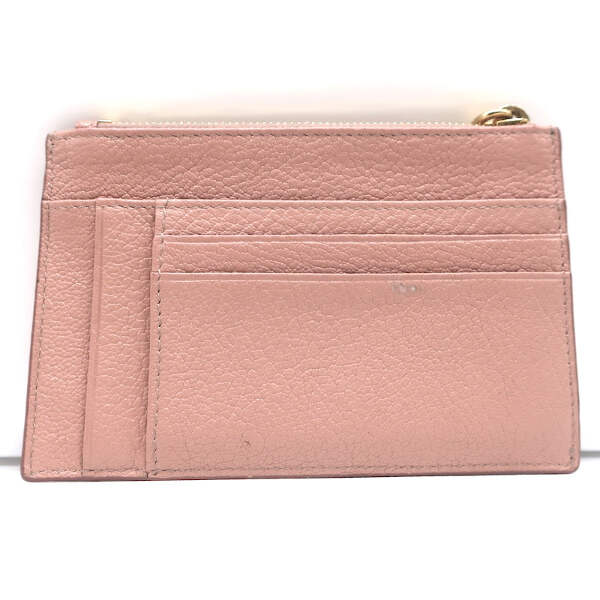 【miumiu】Materase Zipper Card Holder ★送料関税込★追跡可能 Miu Miu Zip Card Holder Wallet Rose Pink Madras Leather | eBay