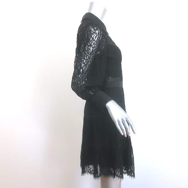 Alice + Olivia Anaya Collared Lace Mini Dress Black Size 8 NEW | eBay Alice + Olivia Anaya Collared Lace Mini Dress Black Size 8 NEW | eBay