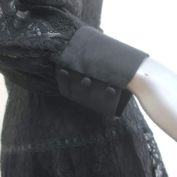 Alice + Olivia Anaya Collared Lace Mini Dress Black Size 8 NEW | eBay Alice + Olivia Anaya Collared Lace Mini Dress Black Size 8 NEW | eBay