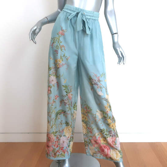 パンツ Zimmermann Relaxed Floral Print Trousers With Elasticated Zimmermann Relaxed Floral Print Trousers With Elasticated