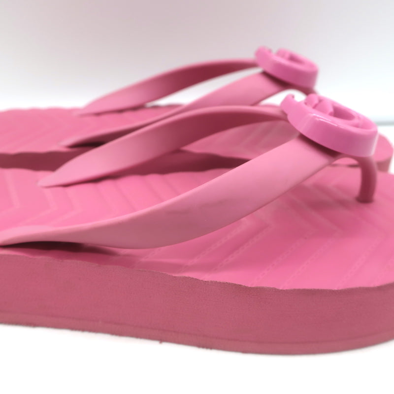 Gucci Pascar GG Marmont Platform Flip Flop Sandals Pink Size 35 | eBay