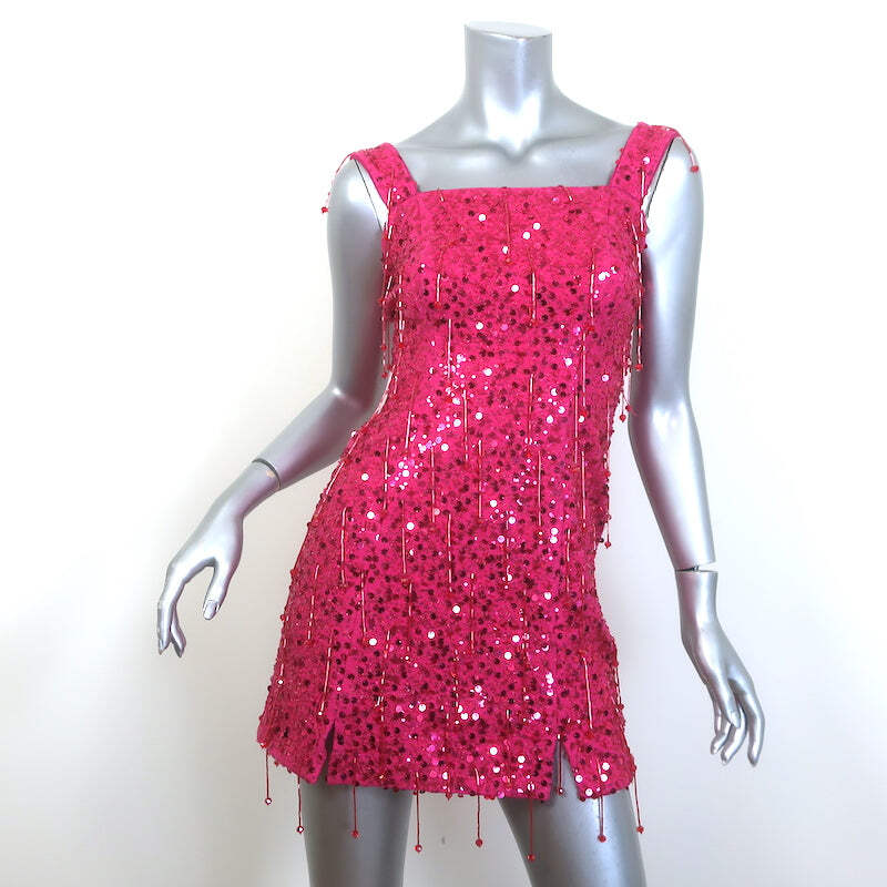 SIMKHAI Noemi Beaded Mini Dress Fuchsia Size 0 | eBay SIMKHAI Noemi Beaded Mini Dress Fuchsia Size 0 | eBay