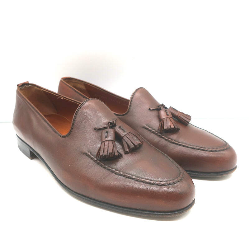 VTG Paul Stuart Tassel Loafers Brown Leather Academia Heritage Ivy League 10.5 Ivy League Loafers - Etsy main image 3