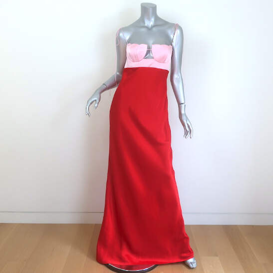 strapless open back dress Light Pink Off Shoulder Formal Maxi Dress – Liymc main image 1