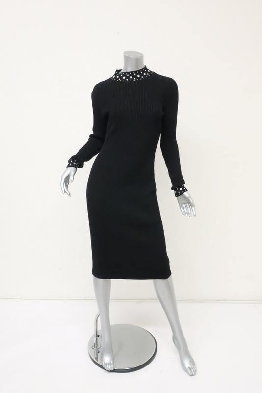 michael kors ribbed sweater dress