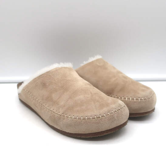 Jenni Kayne Shearling-Lined Moc Clogs Taupe Suede Size 37 | eBay