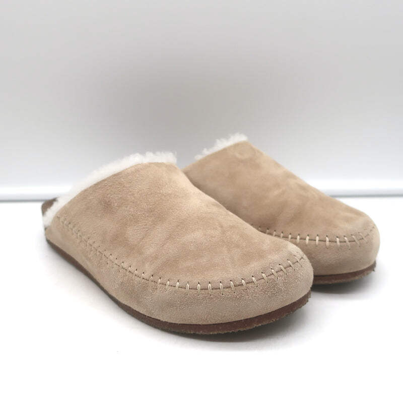 Jenni Kayne Shearling-Lined Moc Clogs Taupe Suede Size 37 | eBay
