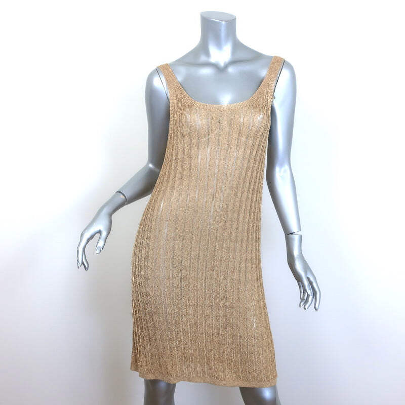 knee length dresses for ladies Prada Silver and Gold Sequin Dress main image 1