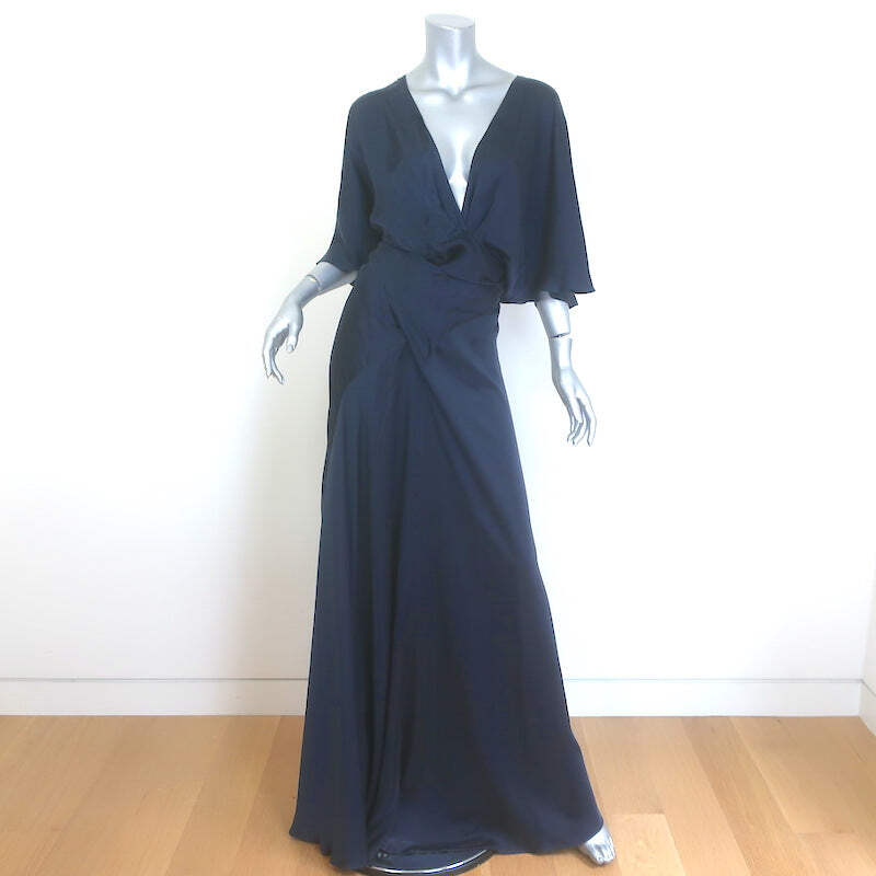 open back wrap dress Patou