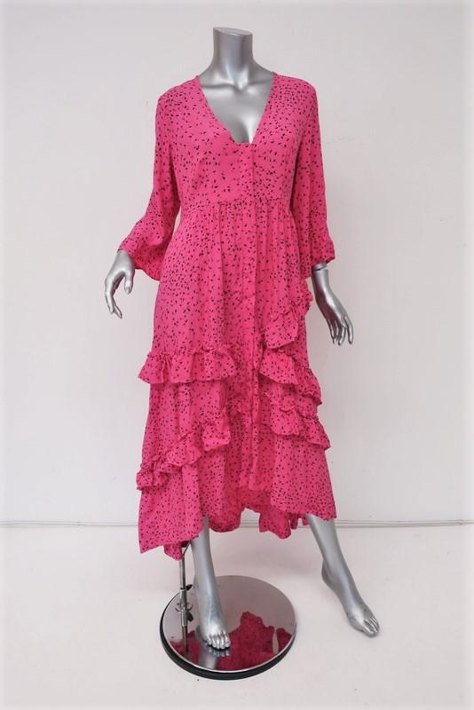 ganni barra dress