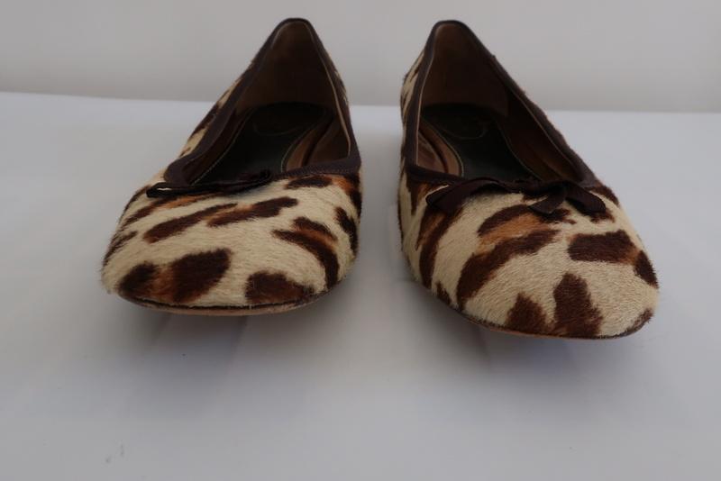 Prada shop leopard flats