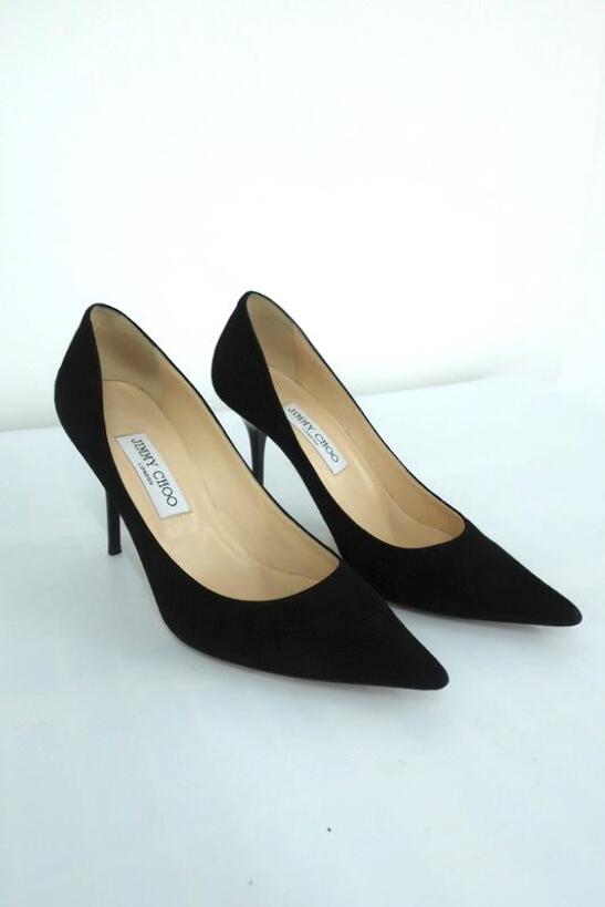 Jimmy choo sale black suede pumps