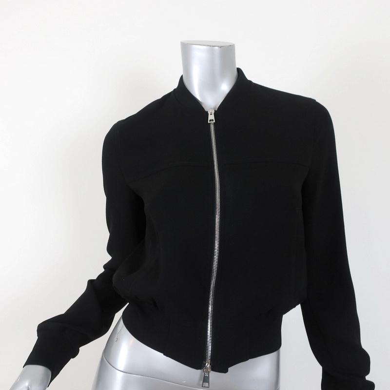 petite black bomber jacket