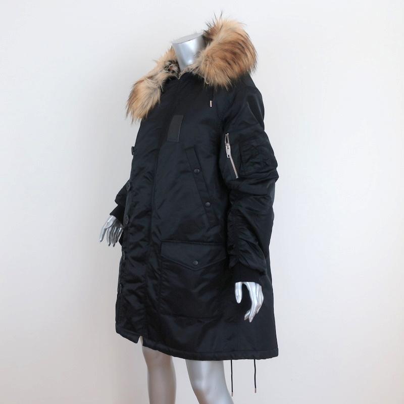 The kooples oversized hot sale faux fur