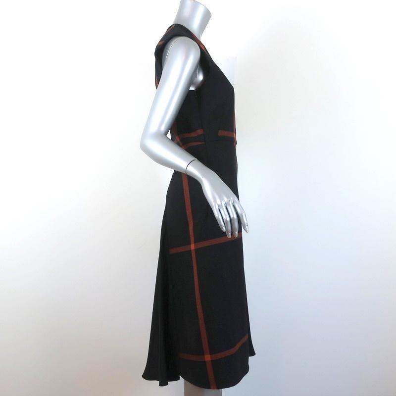 3.1 Phillip Lim Dress Black Windowpane Check Wool & Silk
