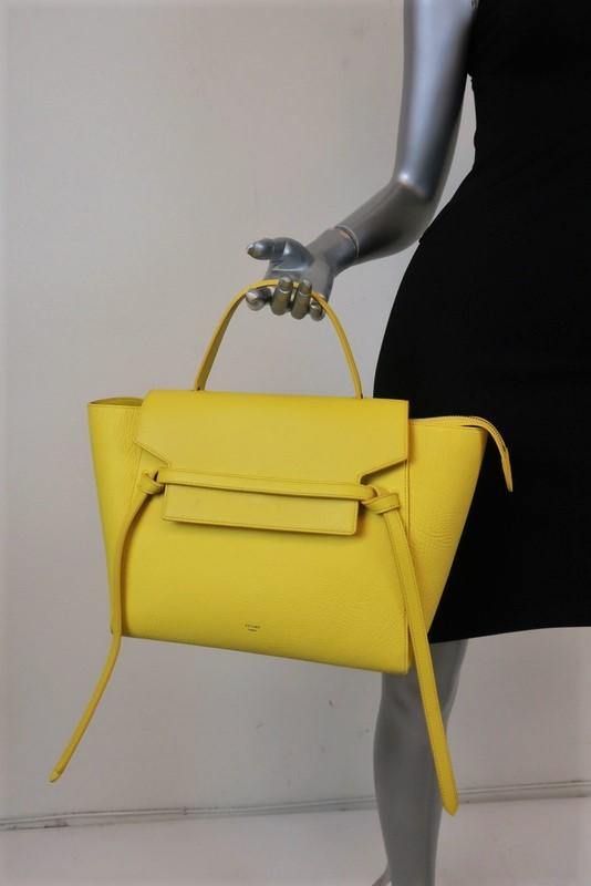 celine belt bag yellow