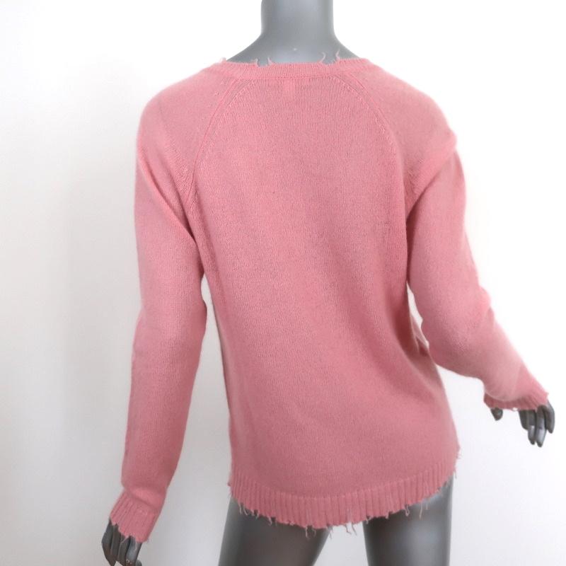 Minnie rose distressed hot sale cashmere sweater