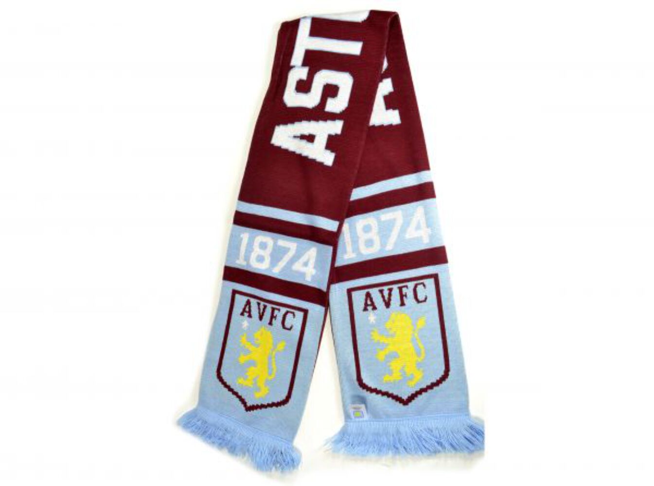 Bufanda con escudo Aston Villa FC 1874 - Imagen 2 de 3