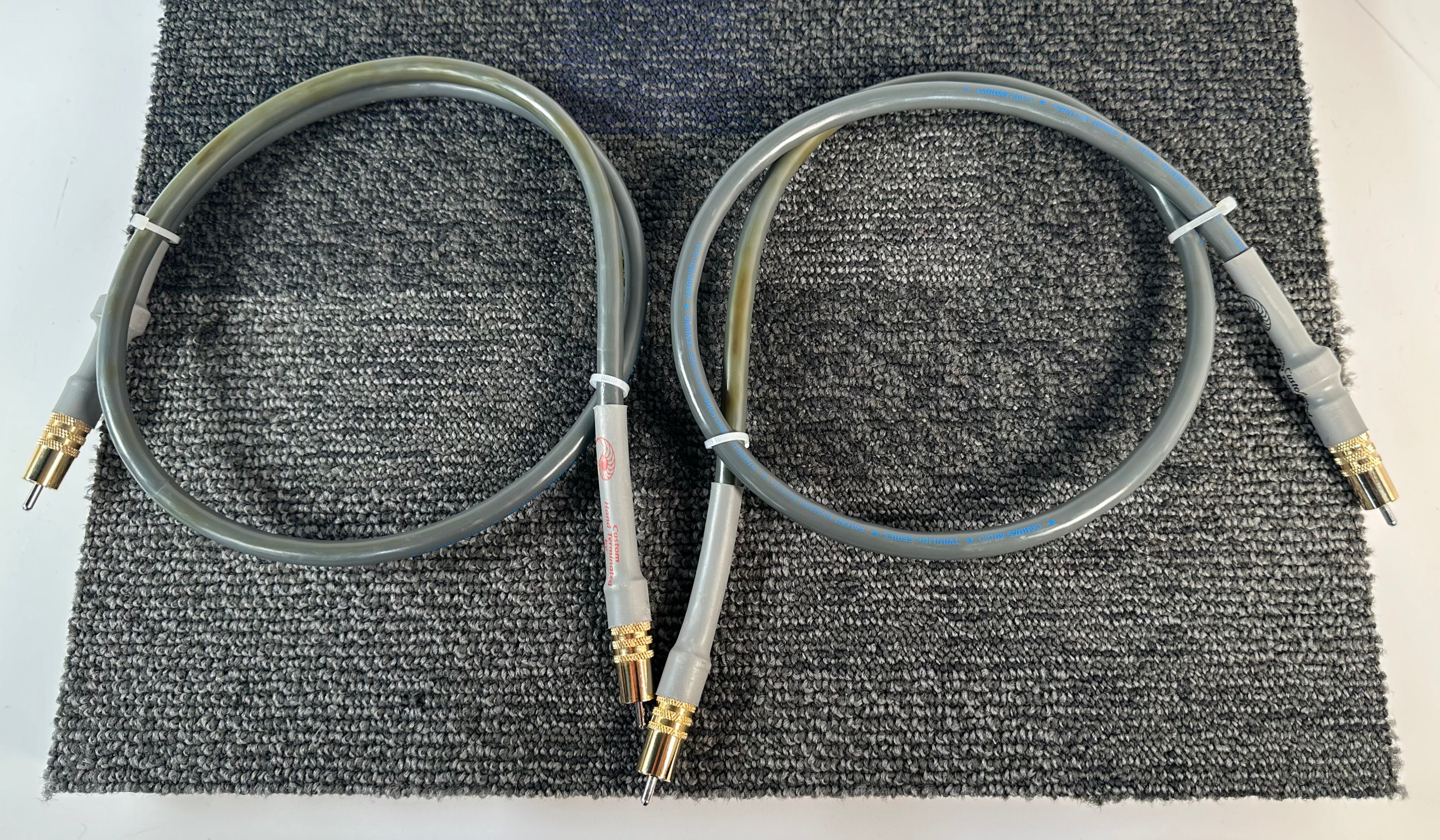CARDAS  RCAケーブル　1m RCAケーブル(1.0m・ペア)CROSSLINK【受注生産品】 | カルダス