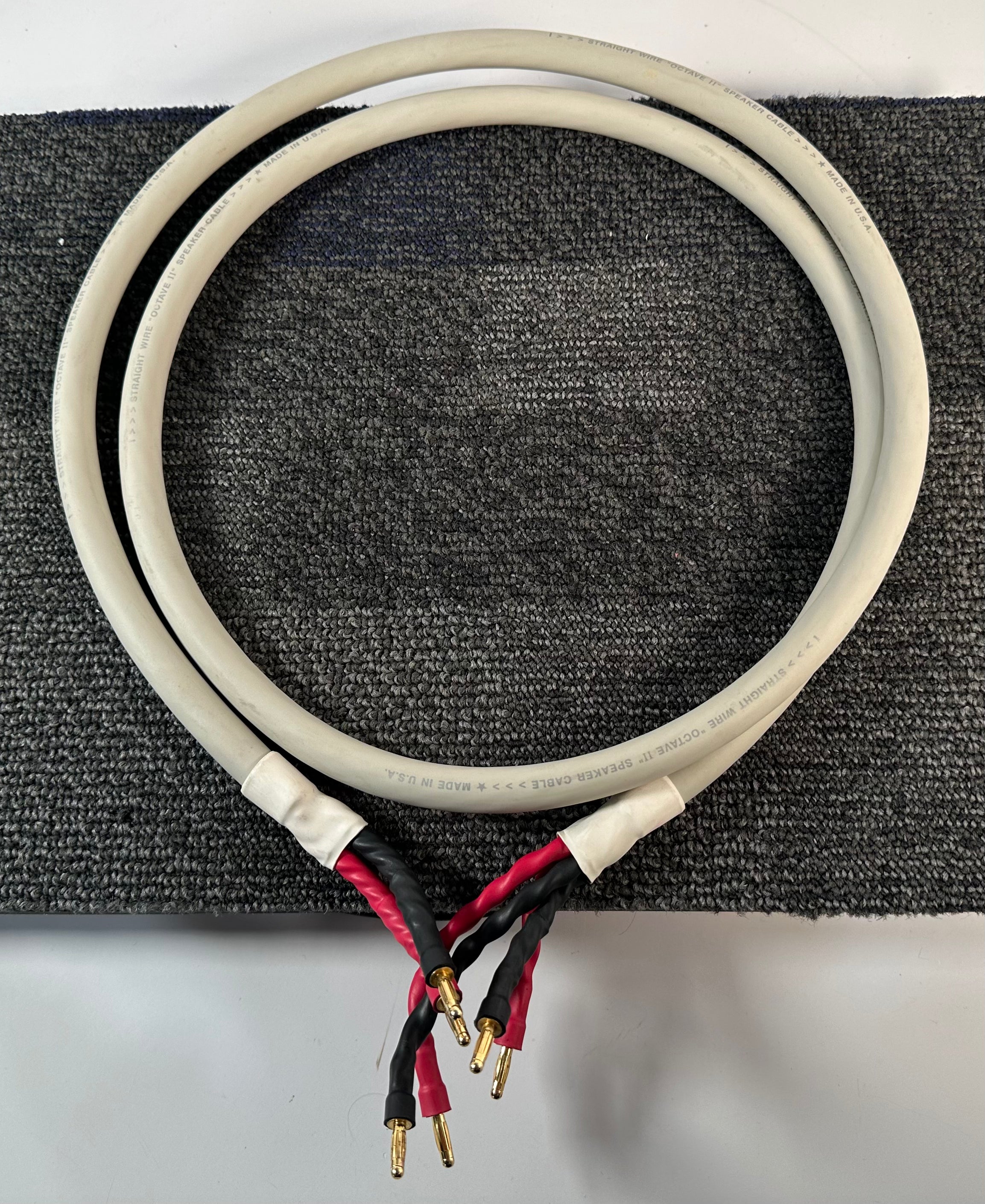 Straight Wire Octave II Biwire Speaker Cable 5.5' Length | eBay