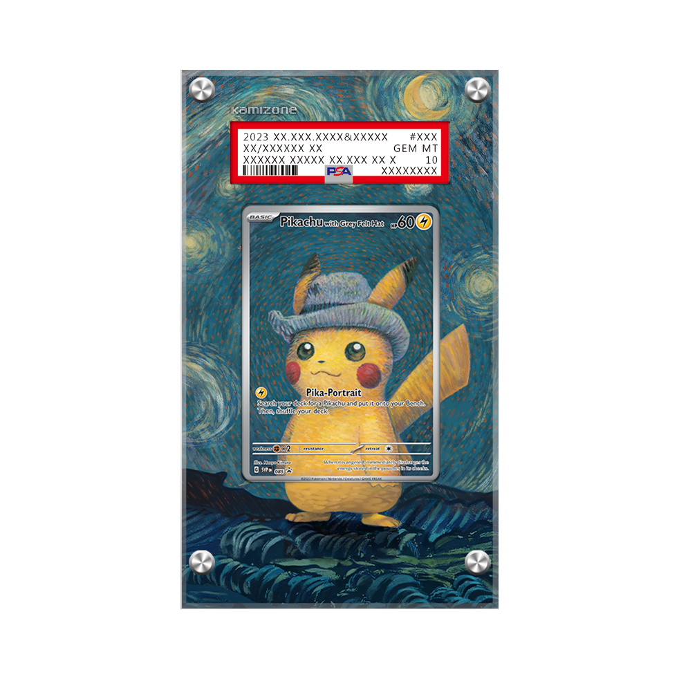Pikachu With Grey Felt Hat Pokémon Extended PSA Artwork