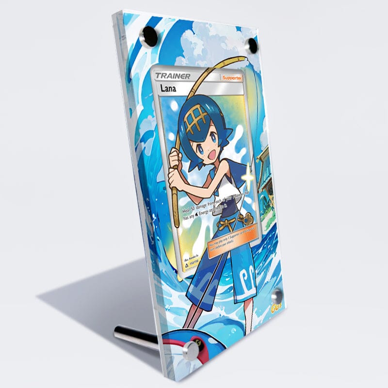 【PSA9・英語版】 スイレン SR Lana 150/156 Lana 150/156 - Pokémon Extended Artwork Protective Card Case