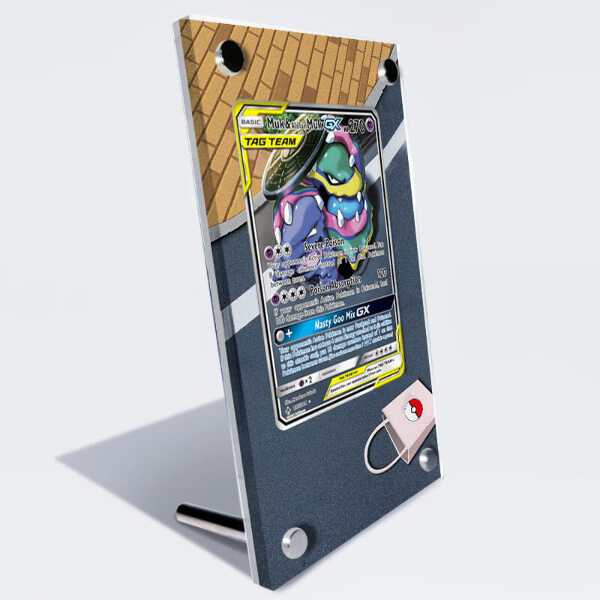 Muk & Alolan Muk GX 197/214 Pokmon Extended Artwork Protective Card Case |  eBay