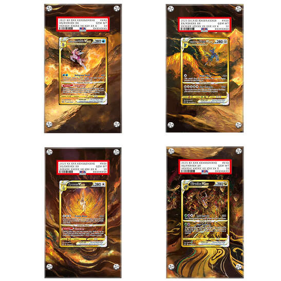 gold pokemon cards crown zenith Crown Zenith Gold Cards Set - Pokémon PSA Extended Artwork Protective Card  Displ