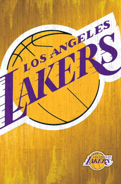 Los Angeles Lakers Team Logo Nba Wall Poster Ebay