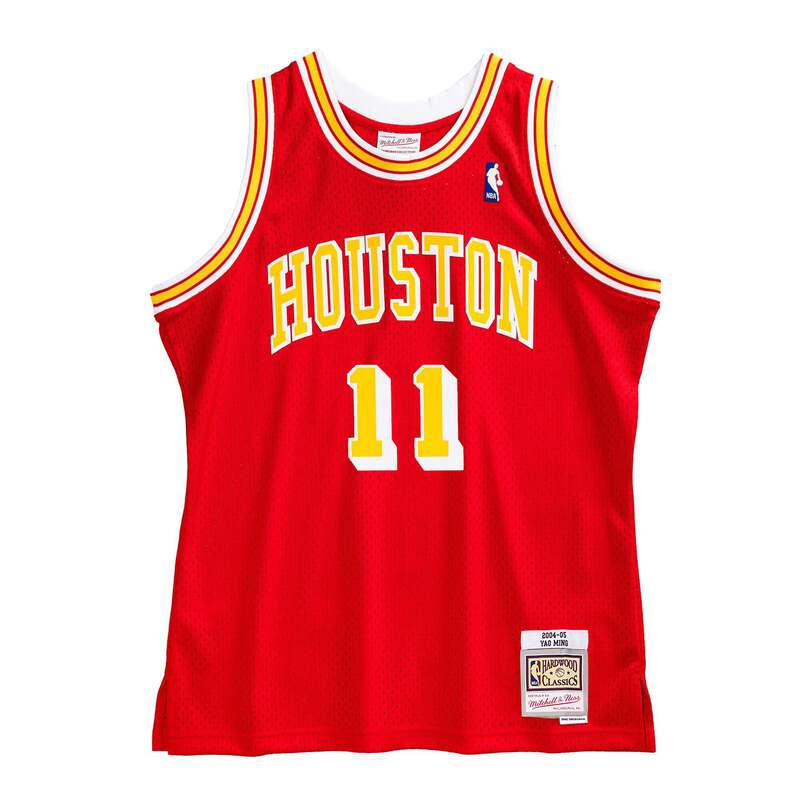 Yao Ming Houston Rockets HWC Throwback NBA Swingman Jersey | eBay